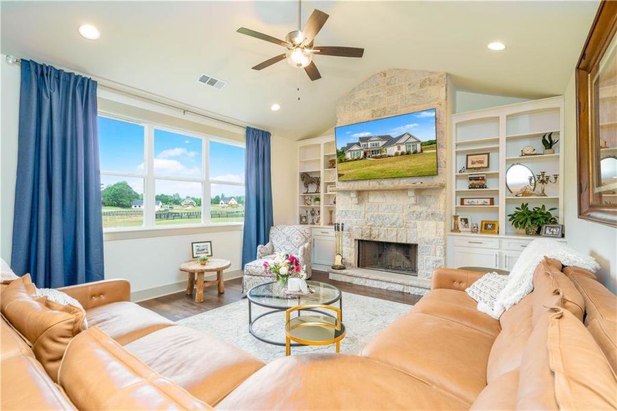 Furnished interior view inside a new home in , Cumming (Image 17).