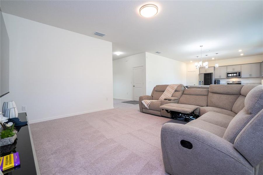 Furnished interior view inside a new home in , Clermont (Image 38). Furnished interior view inside a new home in , Clermont (Image 38).