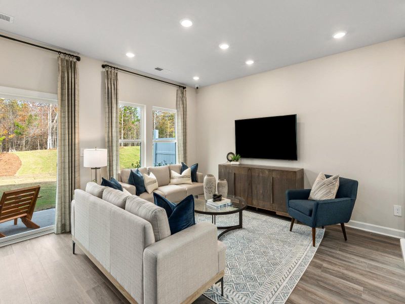 Furnished interior view inside a new home in Meadows at Wilson Farms - The Summit Series, Fort Mill (Image 10).