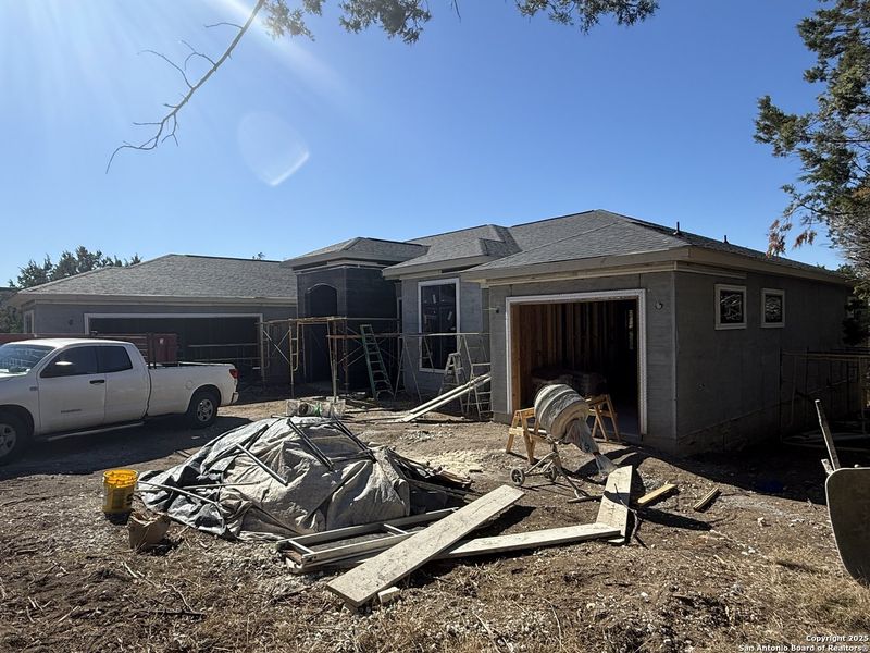 In-progress construction of a new home in , Spring Branch, TX (Image 10).