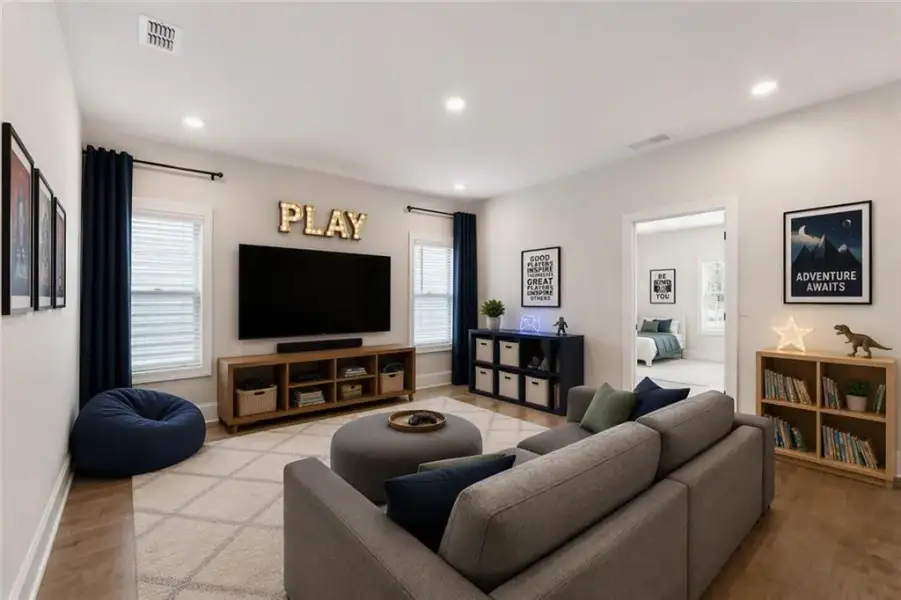 Furnished interior view inside a new home in Waterhaven, Cumming (Image 10).