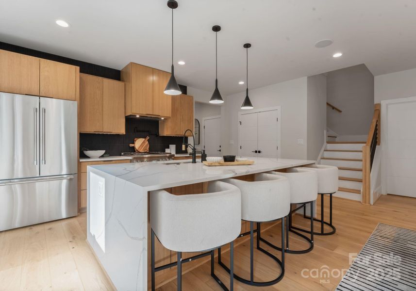 Furnished interior view inside a new home in , Charlotte (Image 11).