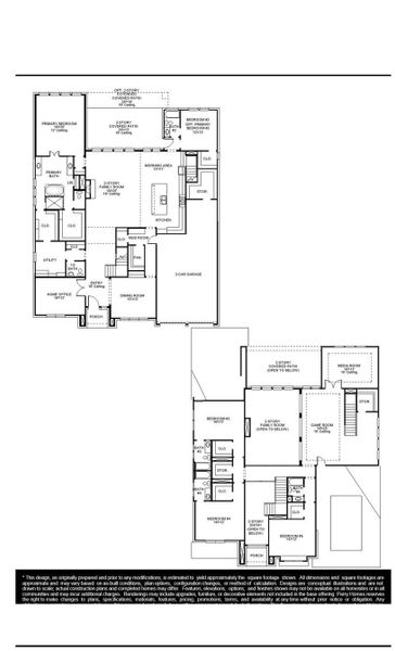 2D floor plan layout of this home in Palmera Ridge, Leander, TX (Image 2). 2D floor plan layout of this home in Palmera Ridge, Leander, TX (Image 2).