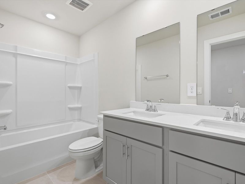 Furnished interior view inside a new home in Collier Ridge, Moore (Image 8). Furnished interior view inside a new home in Collier Ridge, Moore (Image 8).