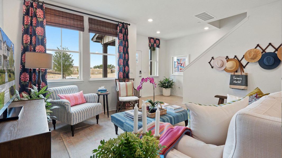 Furnished interior view inside a new home in Avery Centre, Round Rock (Image 8).