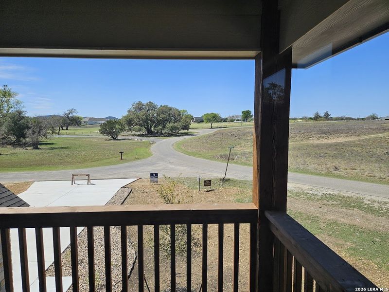 Exterior details and patio area of a home in , Bandera (Image 4).