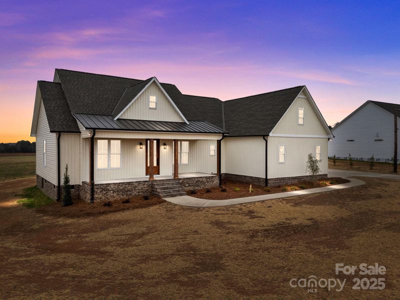 Front exterior of a new home in , China Grove, NC, highlighting curb appeal (Image 2). Front exterior of a new home in , China Grove, NC, highlighting curb appeal (Image 2).