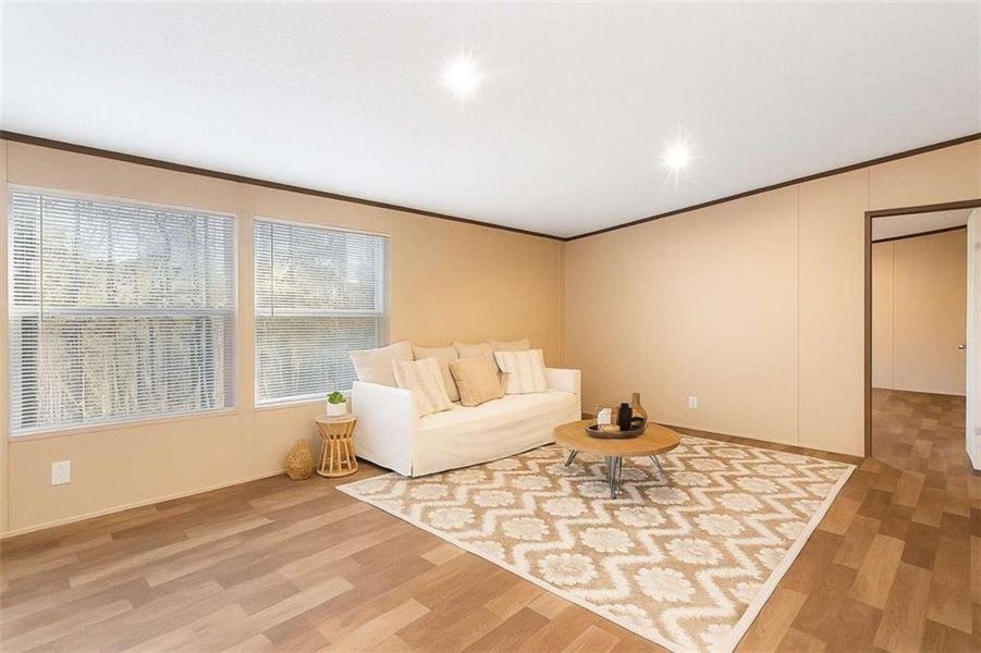 Furnished interior view inside a new home in , Ellijay (Image 33).