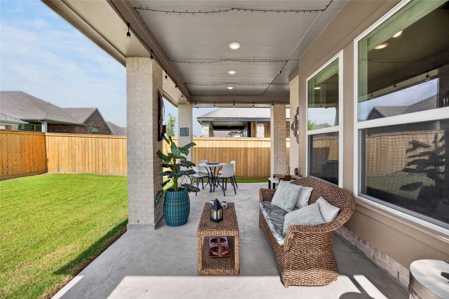 Exterior details and patio area of a home in , Cypress (Image 23). Exterior details and patio area of a home in , Cypress (Image 23).