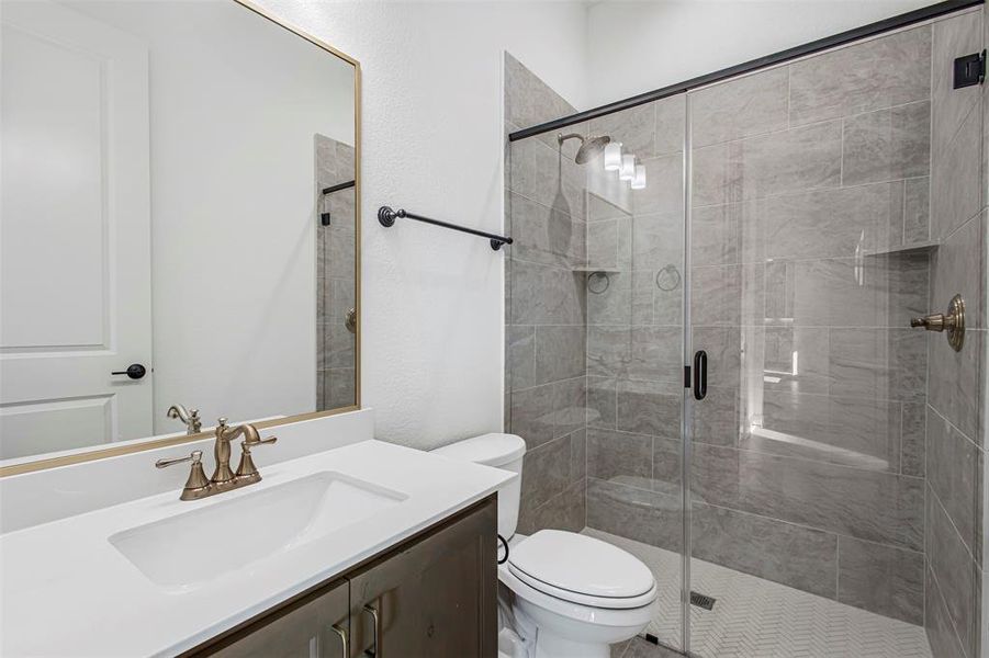 Furnished interior view inside a new home in Levante - 1 Acre Lots, Waxahachie (Image 8).