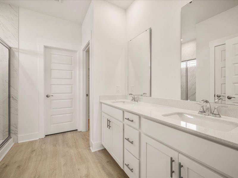 Furnished interior view inside a new home in The Coves at Lakes of Cane Bay, Summerville (Image 7).