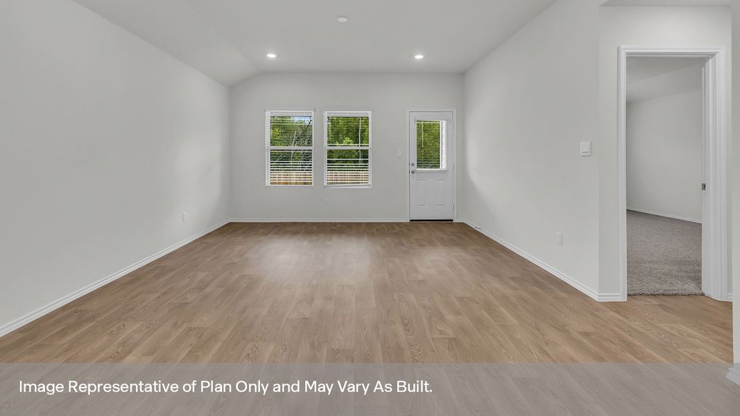 Representative unfurnished interior of a home built from the The Caroline by D.R. Horton in Bollinger, Maxwell (Image 15).