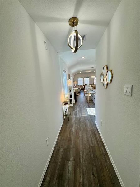 Elegant foyer entrance.