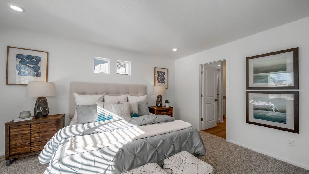 Furnished interior view inside a new home in Green Valley Ranch, Aurora (Image 36).