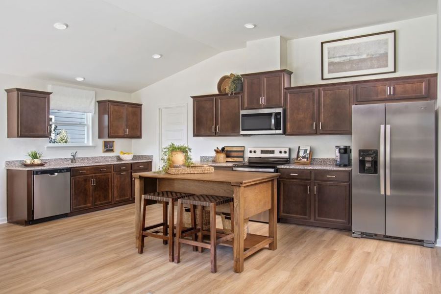 Representative furnished interior of a home built from the 1602 Modeled by KB Home in Wellington Pointe Executive, Monroe (Image 7).