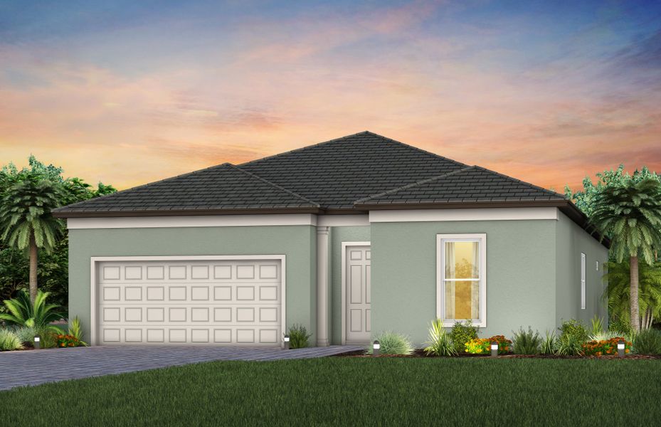 Representative exterior photo of a completed home built from the Palmary by Del Webb in Explore Verona, Dade City, FL (Image 20). Representative exterior photo of a completed home built from the Palmary by Del Webb in Explore Verona, Dade City, FL (Image 20).