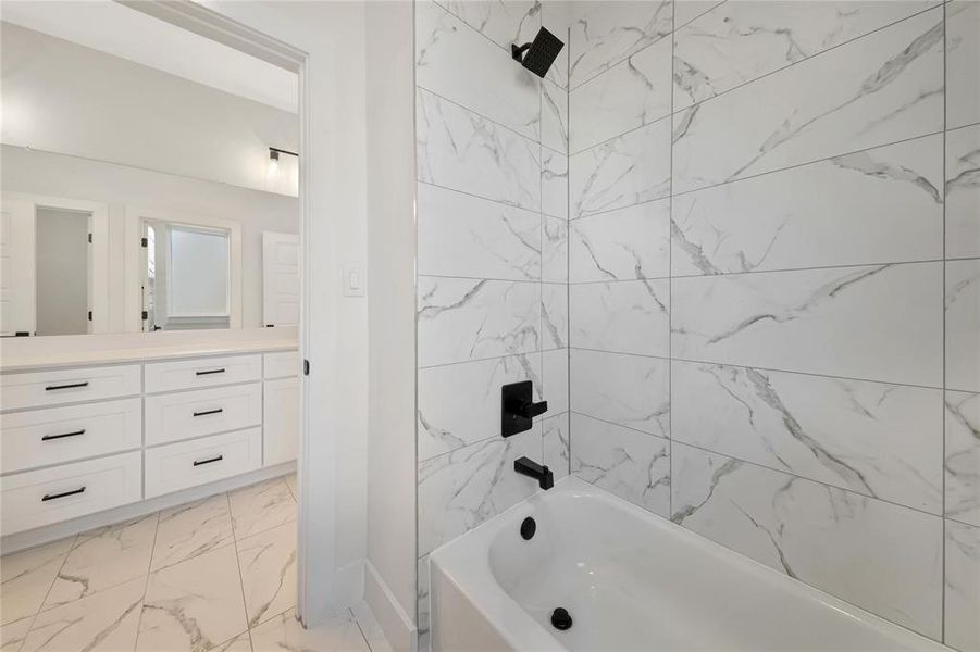 Furnished interior view inside a new home in , Garland (Image 12).