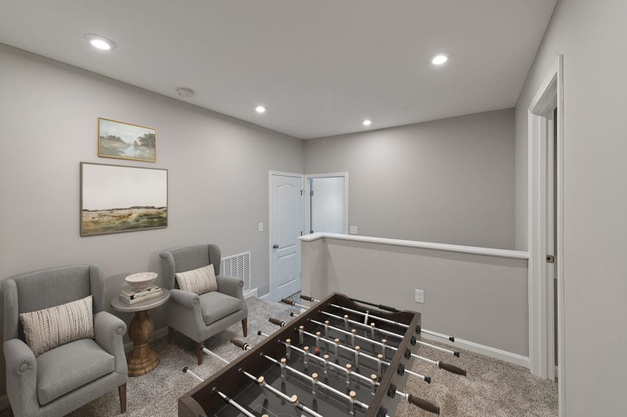 Representative furnished interior of a home built from the Hudson by Fischer Homes in Villas at Gold Creek, Dawsonville (Image 8).