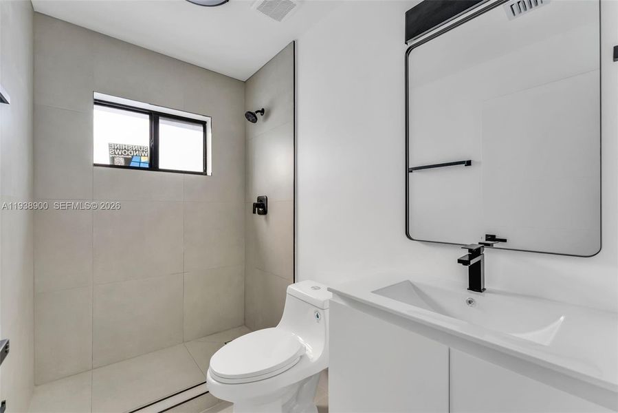 Furnished interior view inside a new home in , Miami (Image 9).