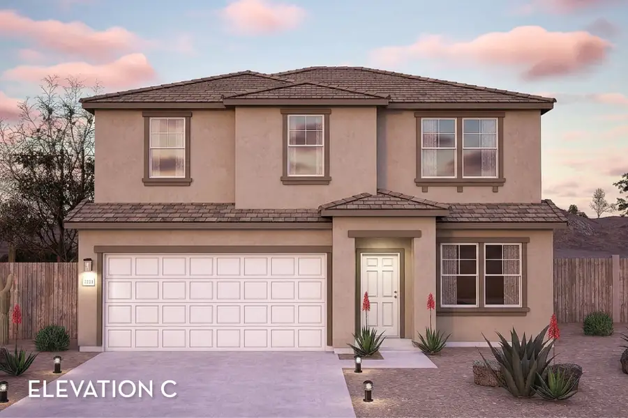 Representative exterior photo of a completed home built from the Rio Grande by CastleRock Communities in Hayden Estates, Buckeye, AZ (Image 22).