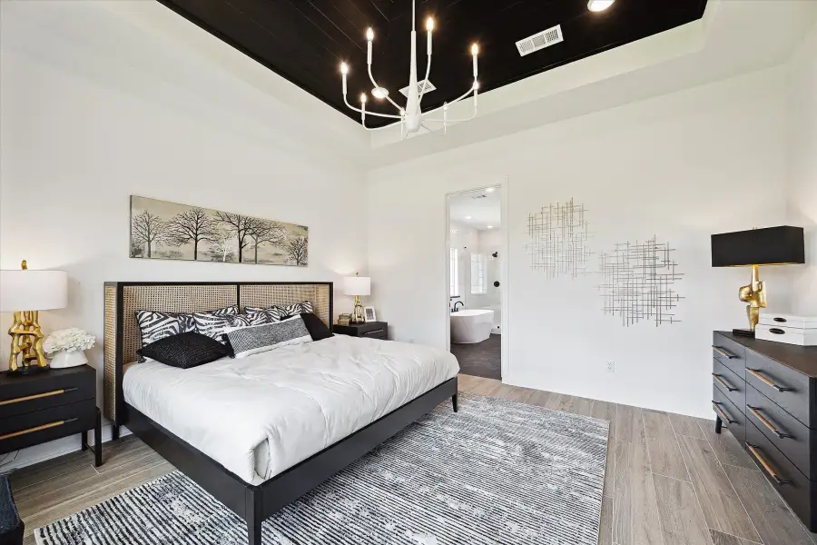 Furnished interior view inside a new home in Cross Creek West, Fulshear (Image 21).