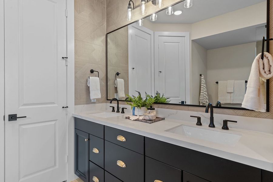 Furnished interior view inside a new home in Austin Point, Richmond (Image 15). Furnished interior view inside a new home in Austin Point, Richmond (Image 15).