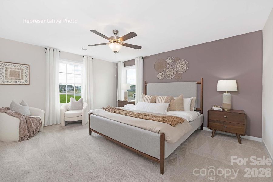 Furnished interior view inside a new home in Sanctuary at Southgate, Indian Trail (Image 13).