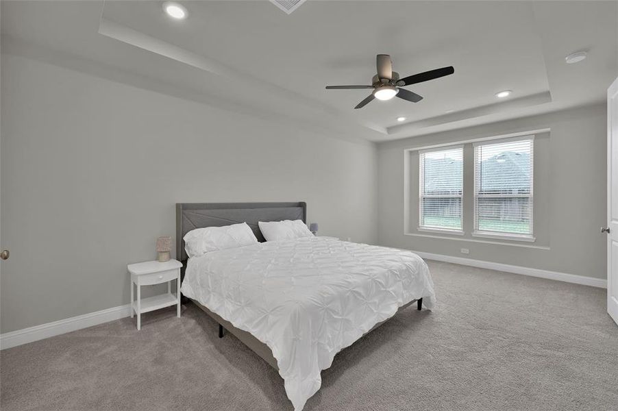 Primary Bedroom with Window Seat