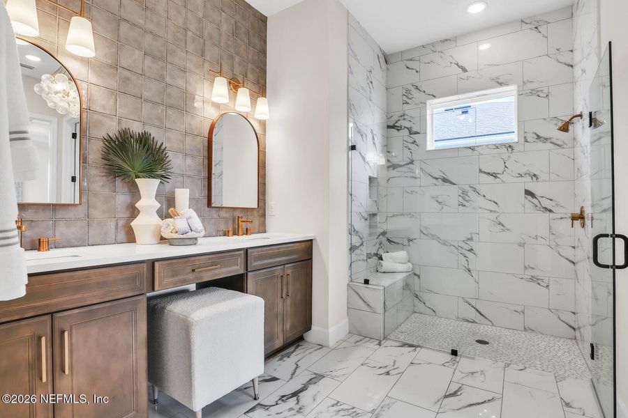 Furnished interior view inside a new home in , Flagler Beach (Image 7).