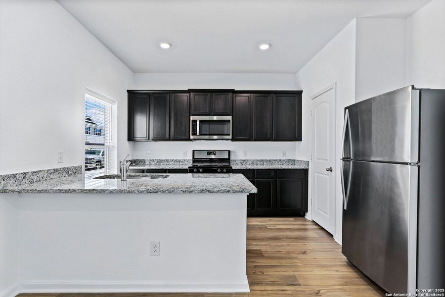 Furnished interior view inside a new home in Luckey Ranch, San Antonio (Image 6). Furnished interior view inside a new home in Luckey Ranch, San Antonio (Image 6).