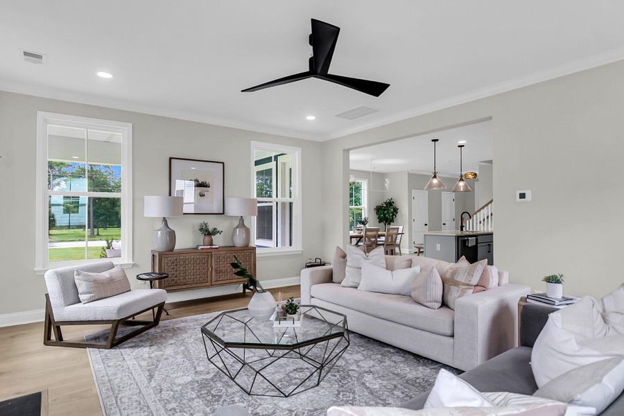 Furnished interior view inside a new home in Phillips Crossing, Ridgeville (Image 17).