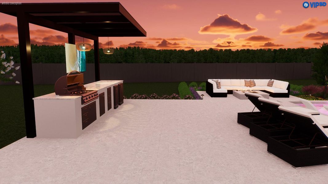 Conceptual Backyard Photo