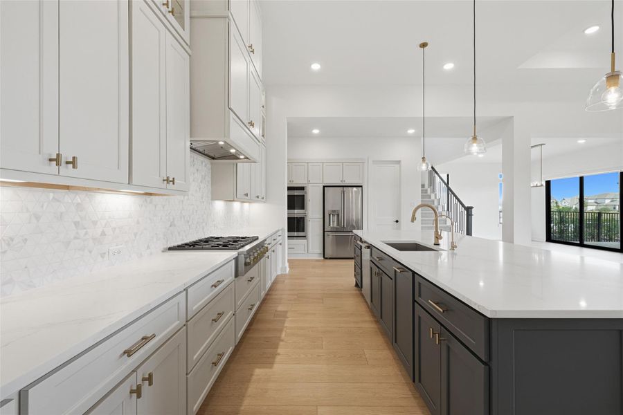 Furnished interior view inside a new home in , Cypress (Image 12).