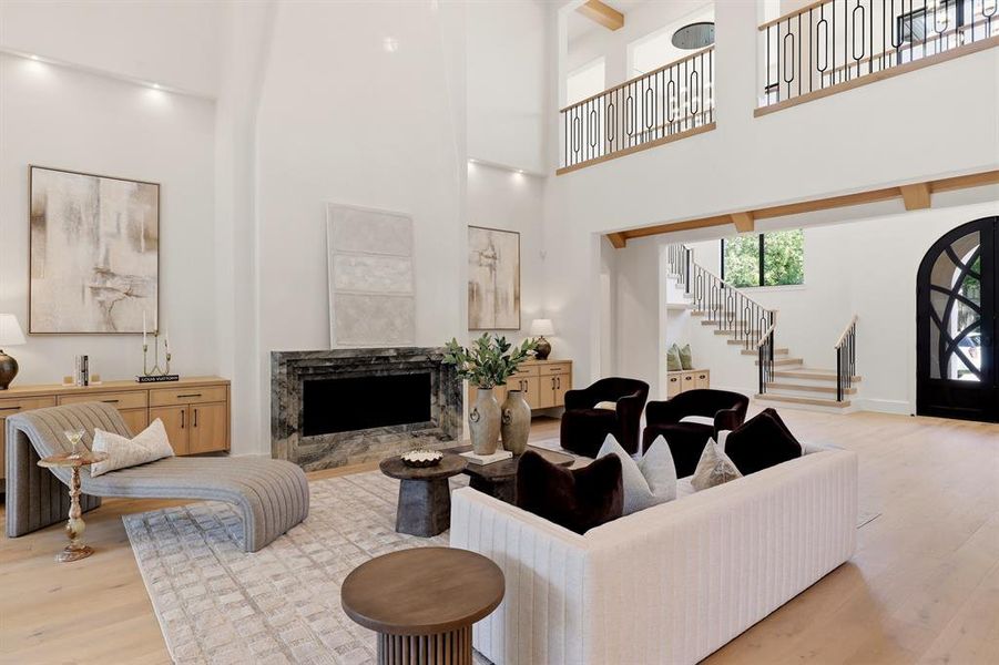 Furnished interior view inside a new home in , Dallas (Image 4).