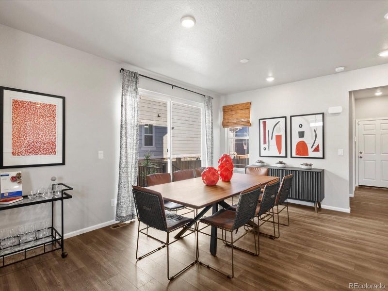 Furnished interior view inside a new home in , Aurora (Image 12).