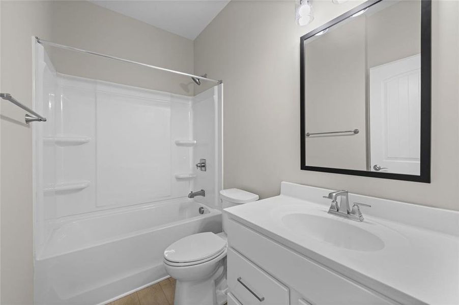 Furnished interior view inside a new home in Easton Park, Dallas (Image 5).