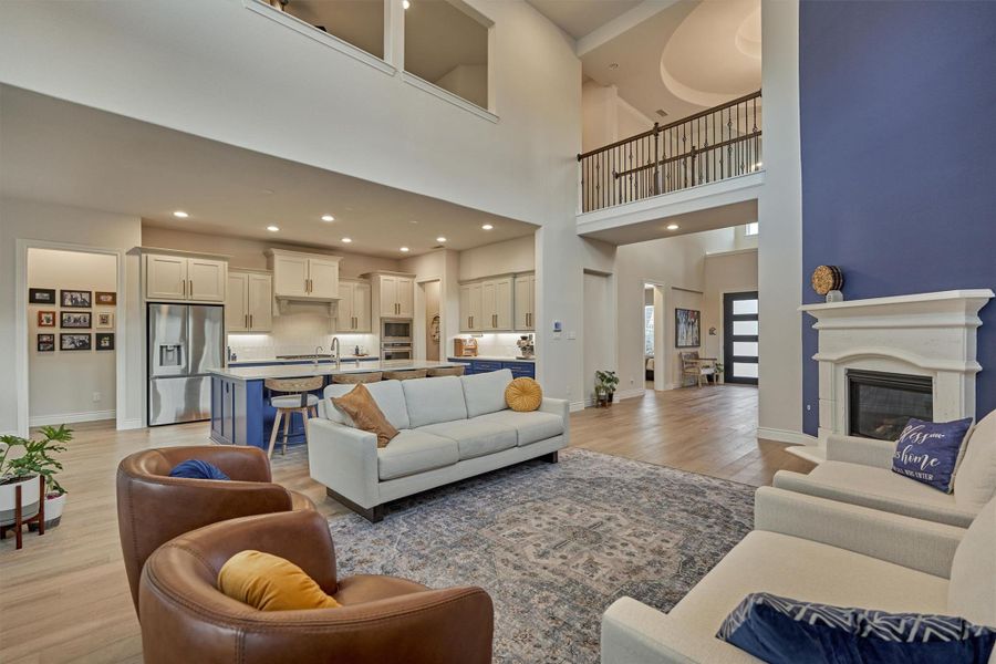 Furnished interior view inside a new home in Audubon 60', Magnolia (Image 38).