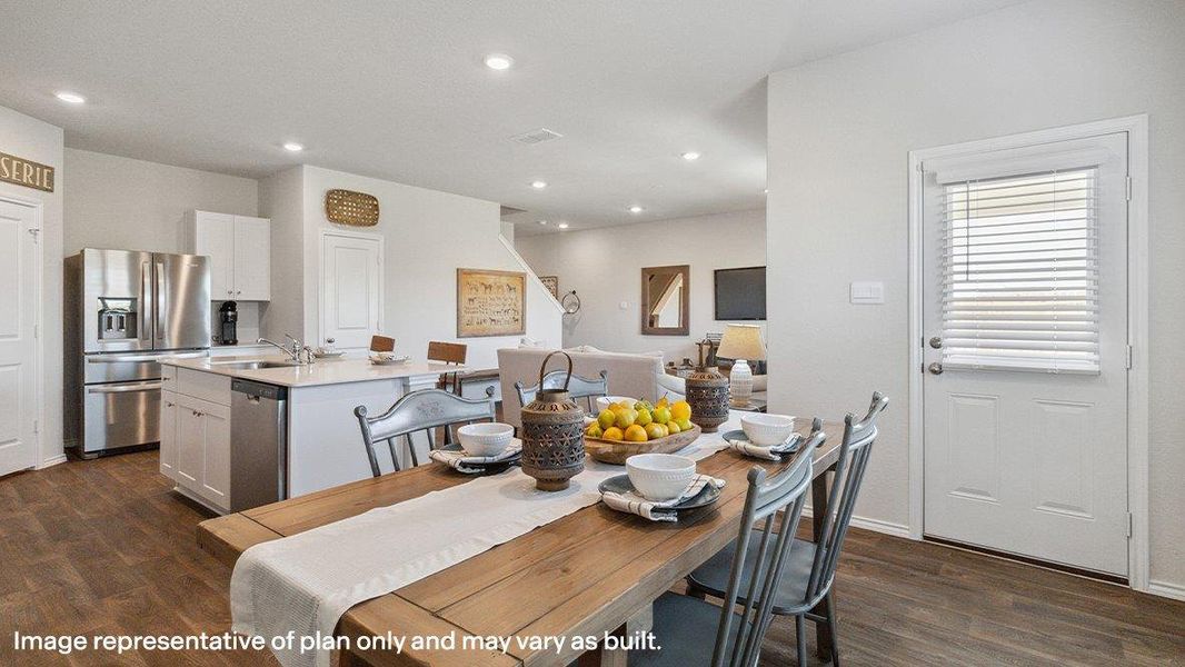 Furnished interior view inside a new home in Blue Ridge Ranch, San Antonio (Image 10).