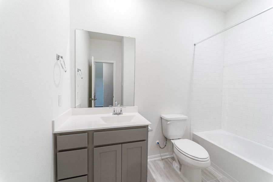 Furnished interior view inside a new home in Windrose Green, Angleton (Image 11).