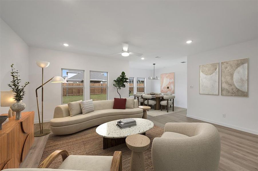 Furnished interior view inside a new home in Rolling Ridge, Van Alstyne (Image 10). Furnished interior view inside a new home in Rolling Ridge, Van Alstyne (Image 10).