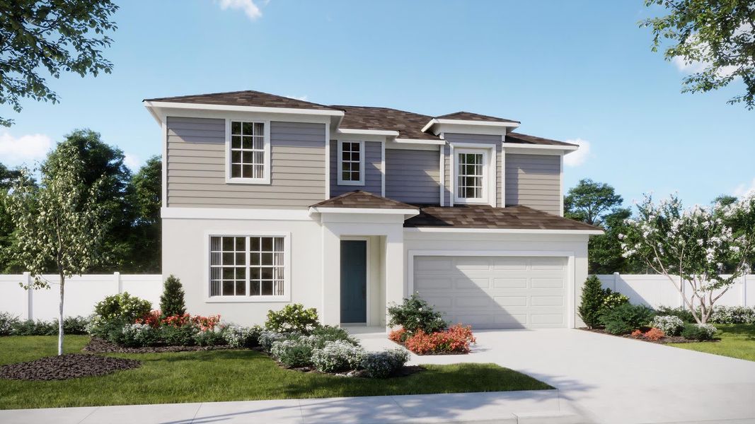 Traditional Elevation | Cape | Marion Ridge | New Homes in Haines City, FL | Landsea Homes