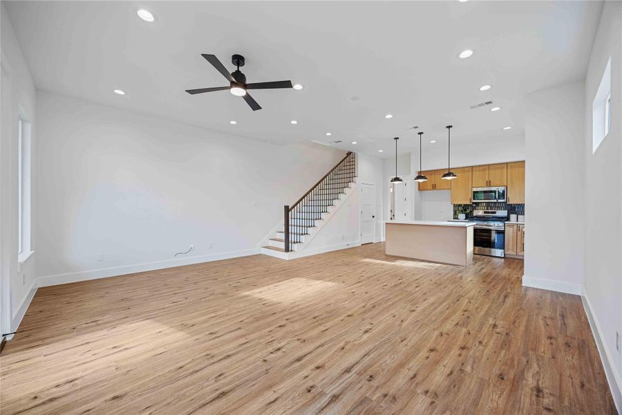 Furnished interior view inside a new home in , Houston (Image 9). Furnished interior view inside a new home in , Houston (Image 9).