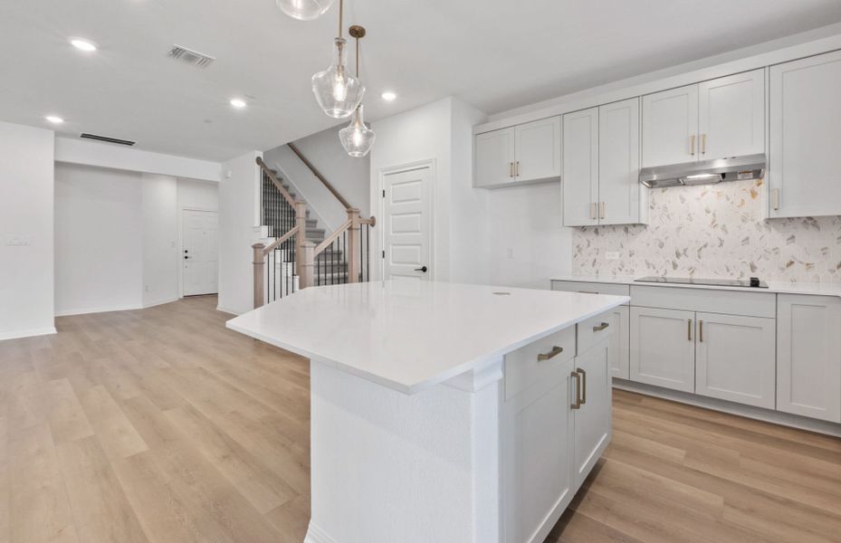 Furnished interior view inside a new home in Whitestone Preserve, Cedar Park (Image 9).