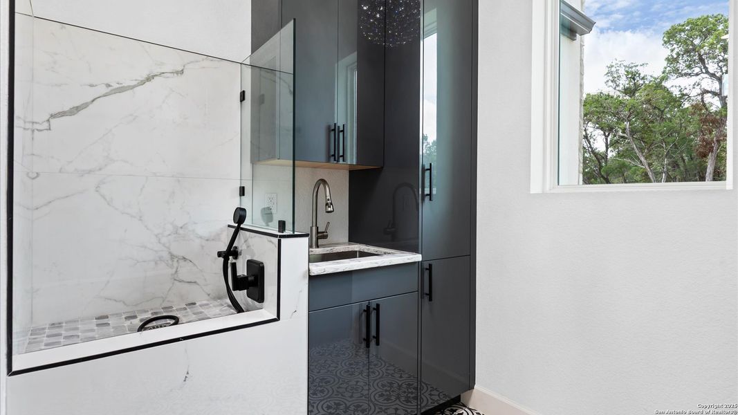 Furnished interior view inside a new home in , San Antonio (Image 36).