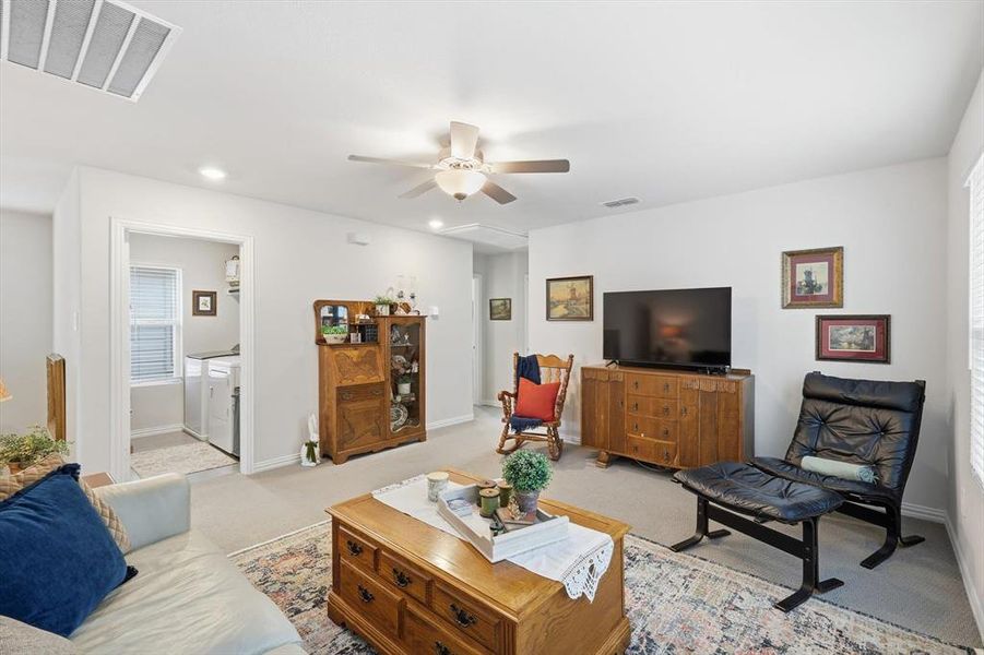 Furnished interior view inside a new home in Ashford Park - Cottage Series, Corinth (Image 20).