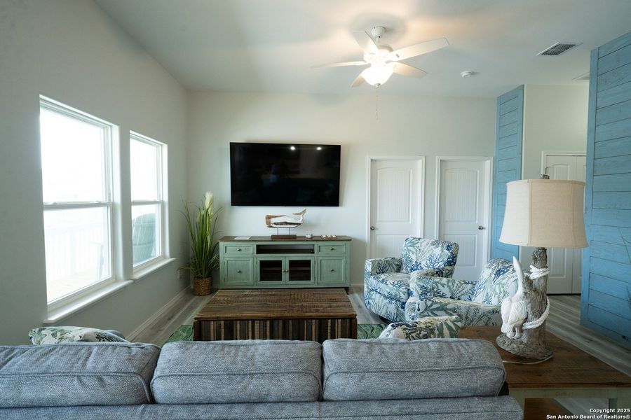 Furnished interior view inside a new home in , Rockport (Image 30).