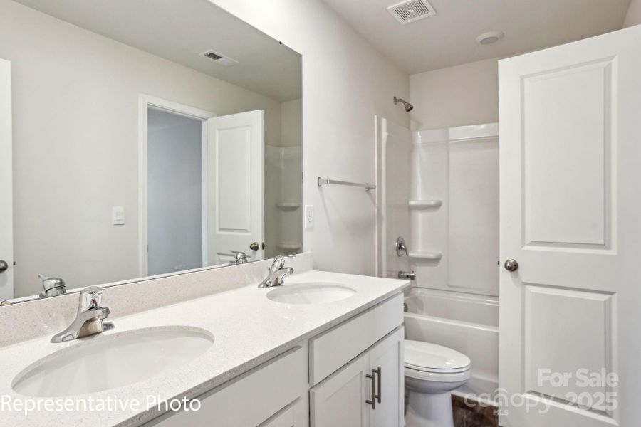 Furnished interior view inside a new home in Sonoma Hills, Charlotte (Image 5).