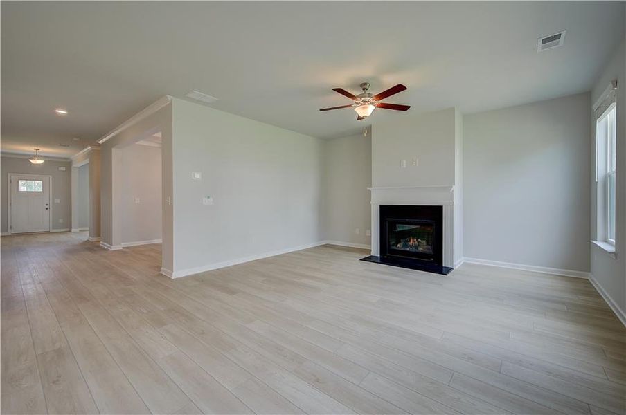 Spacious, unfurnished interior of a new home in Cooper Park, McDonough (Image 12). Spacious, unfurnished interior of a new home in Cooper Park, McDonough (Image 12).