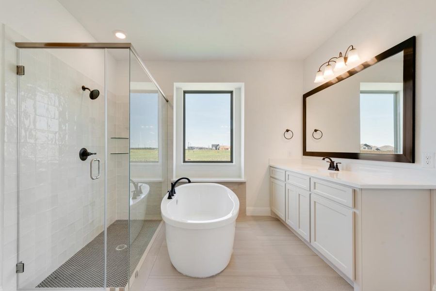 Representative furnished interior of a home built from the Grand Silverwood by Grand Homes in Grand Oaks, Celina (Image 8).
