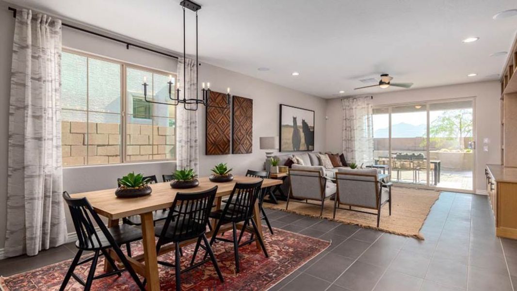 Representative furnished interior of a home built from the Winsor by Taylor Morrison in Paradisi Discovery Collection, Surprise (Image 9).